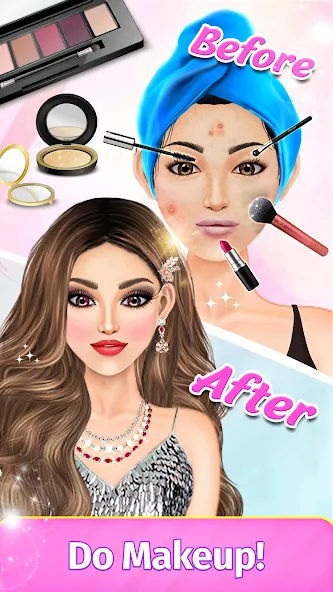 Dress Up Fashion: Makeup Games  [МОД Unlocked] Screenshot 3