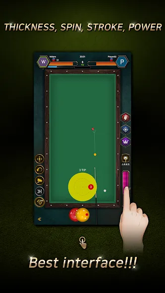 Real Billiards Battle - carom (Риал Бильярдс Батл)  [МОД Бесконечные монеты] Screenshot 3