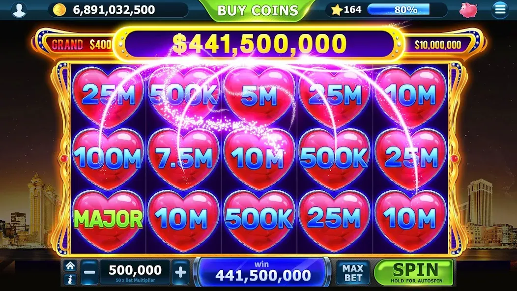 Slots of Vegas (Слоты Вегаса)  [МОД Меню] Screenshot 2