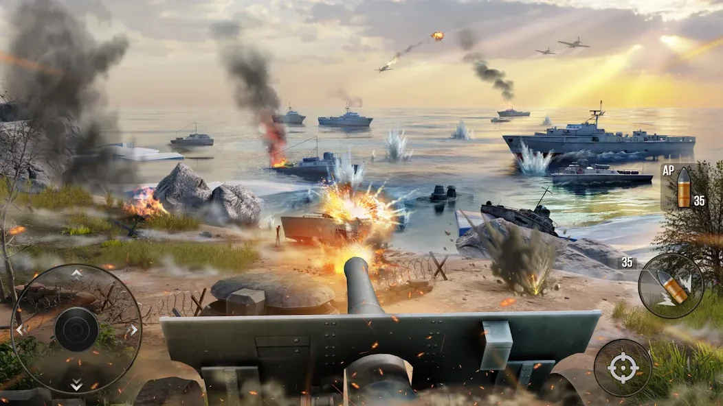 World of Artillery: Cannon War (Ворлд оф Артиллери)  [МОД Menu] Screenshot 2