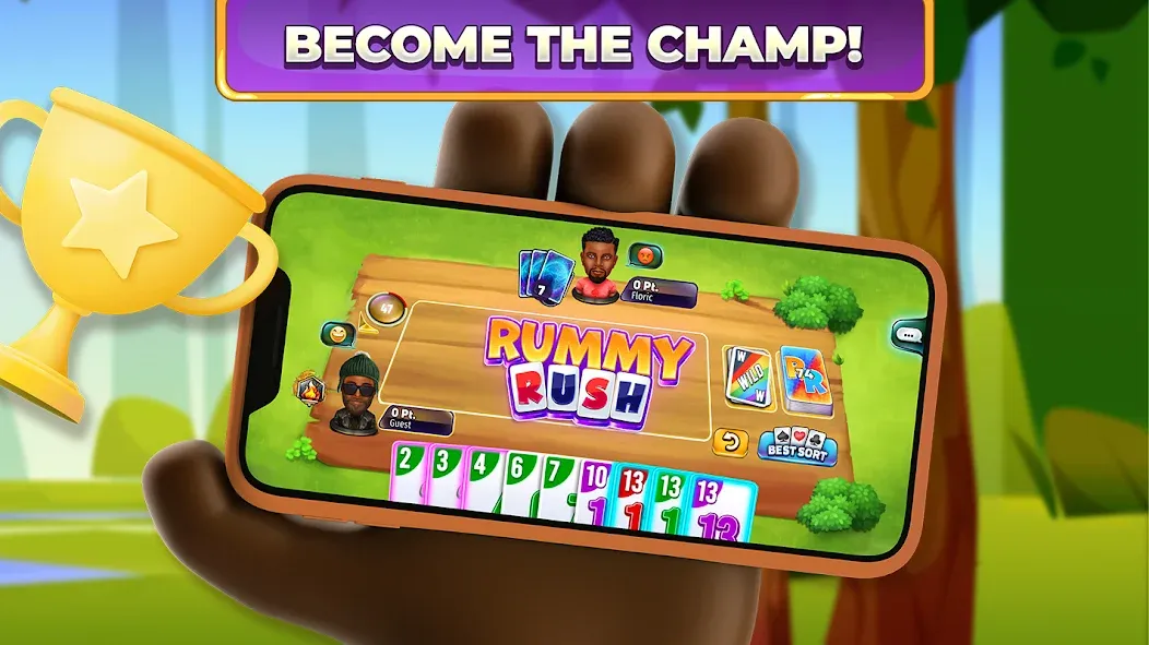 Rummy Rush - Classic Card Game (Рамми Раш)  [МОД Mega Pack] Screenshot 5