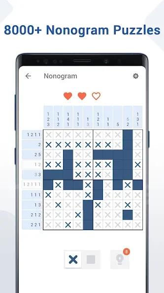 Nonogram - Fun Logic Puzzle (Нонограмма)  [МОД Unlimited Money] Screenshot 2