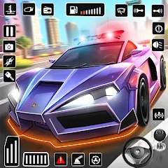 Скачать взлом Police Car Kids Driving Game (Кидс Полис Геймс)  [МОД Меню] - стабильная версия apk на Андроид