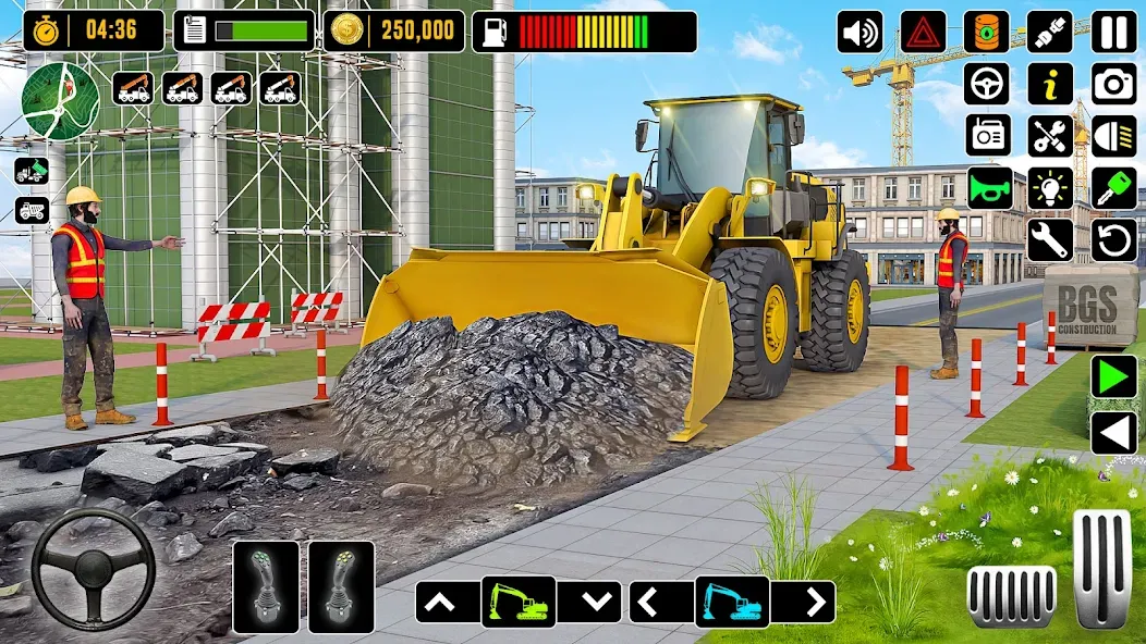 City Road Construction Games (Сити Роад Конструкшн Геймс)  [МОД Много денег] Screenshot 2