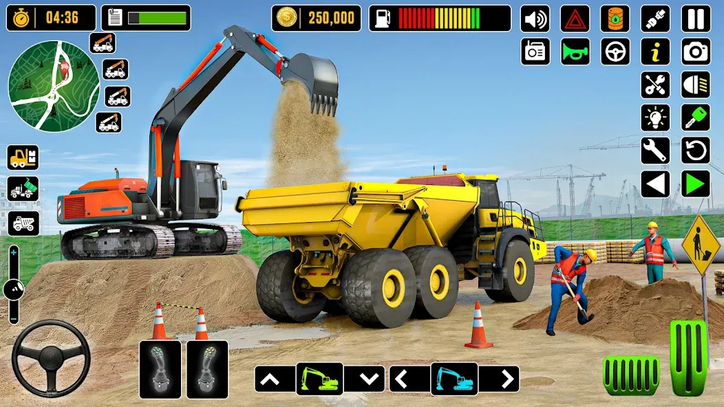 City Road Construction Games (Сити Роад Конструкшн Геймс)  [МОД Много денег] Screenshot 3