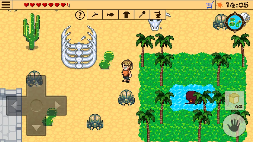 Survival RPG 2:Temple Ruins 2D (Сурвивал РПГ 2)  [МОД Бесконечные деньги] Screenshot 1