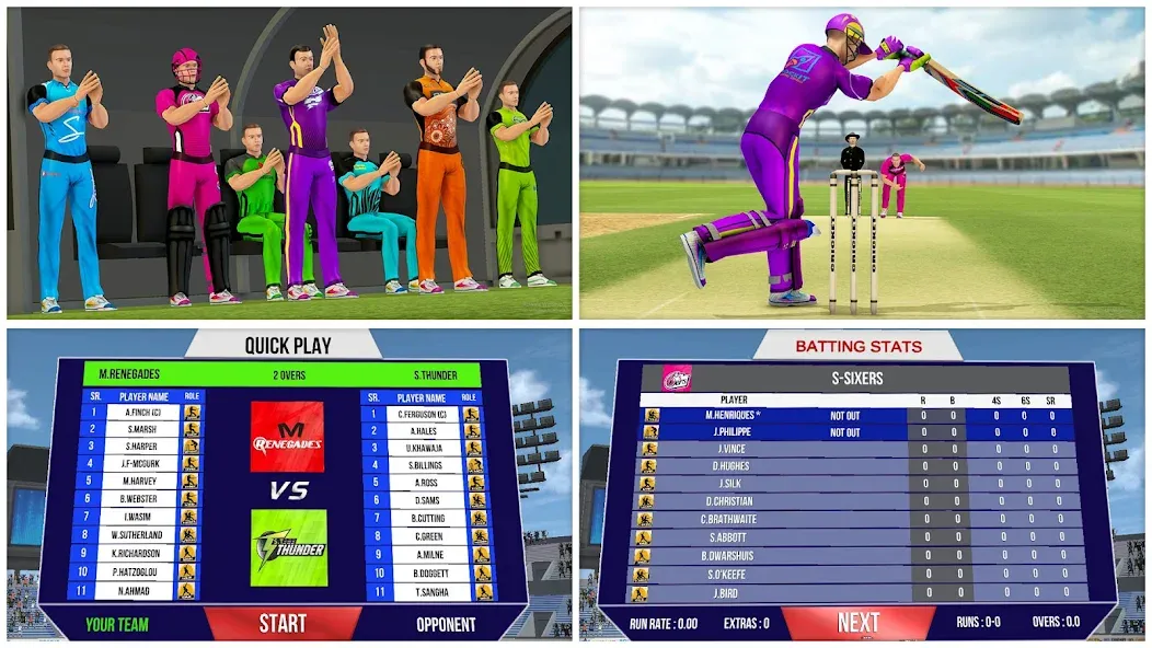 Aussie T20 Cricket Game 2023  [МОД Все открыто] Screenshot 5