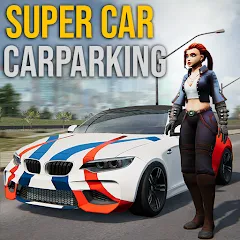 Скачать взломанную Super car parking - Car games  [МОД Unlimited Money] - стабильная версия apk на Андроид