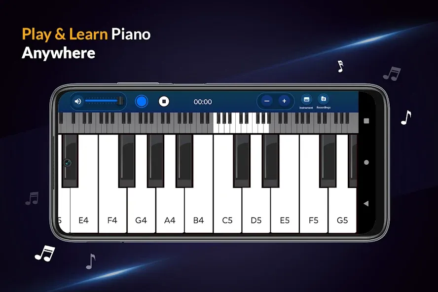 Real Piano Keyboard  [МОД Mega Pack] Screenshot 1