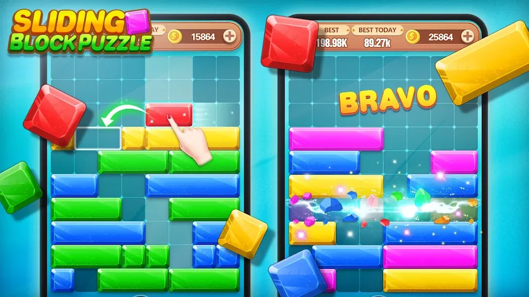 Block Crush - Puzzle Game  [МОД Mega Pack] Screenshot 2