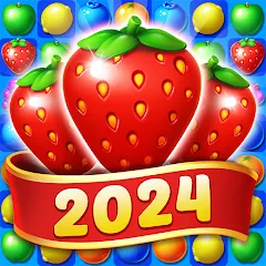 Скачать взломанную Fruit Diary - Match 3 Games  [МОД Unlocked] - стабильная версия apk на Андроид