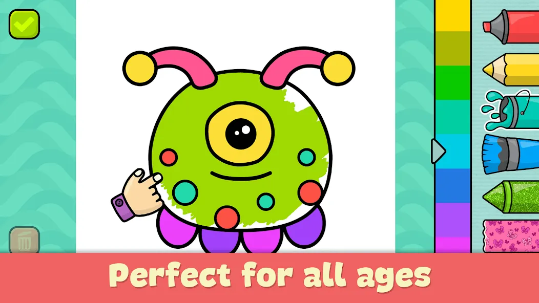 Coloring Book - Games for Kids  [МОД Много денег] Screenshot 1