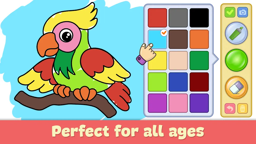 Kids Coloring & Drawing Games  [МОД Unlocked] Screenshot 1