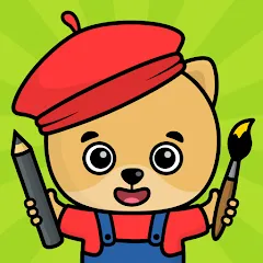 Взломанная Kids Coloring & Drawing Games  [МОД Unlocked] - последняя версия apk на Андроид