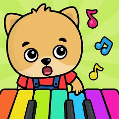 Взломанная Baby Piano: Kids Music Games  [МОД Много монет] - стабильная версия apk на Андроид