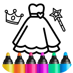 Скачать взлом Bini Game Drawing for kids app (Бини)  [МОД Menu] - полная версия apk на Андроид