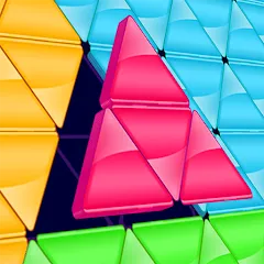 Взлом Block! Triangle Puzzle:Tangram  [МОД Unlocked] - полная версия apk на Андроид