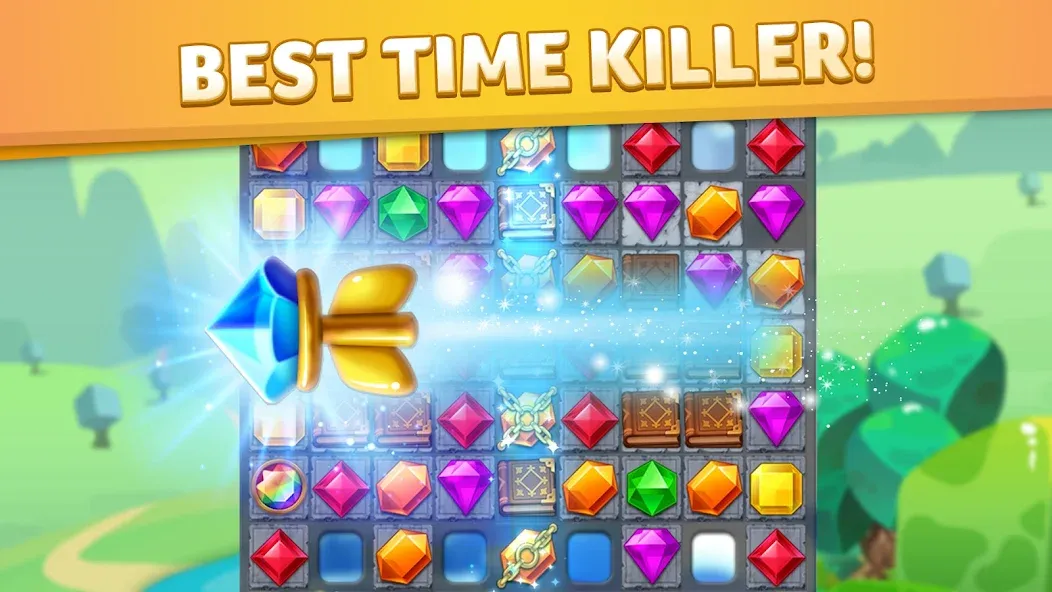 Jewel Match King  [МОД Menu] Screenshot 2