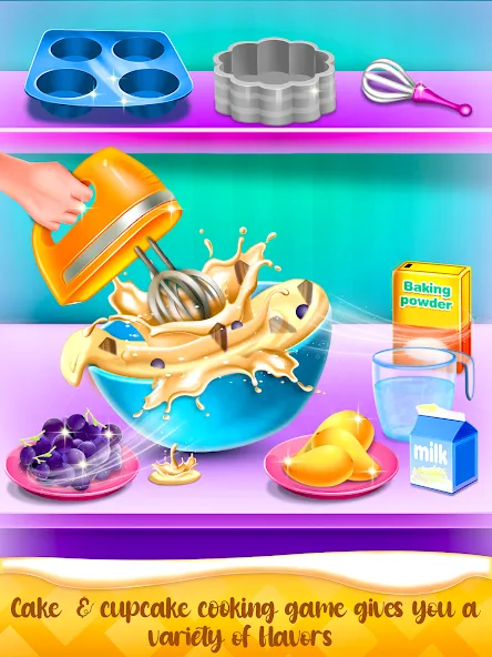 Cake Maker Cooking Cake Games (Кейк Мейкер кулинарные игры на приготовление тортов)  [МОД Бесконечные монеты] Screenshot 4