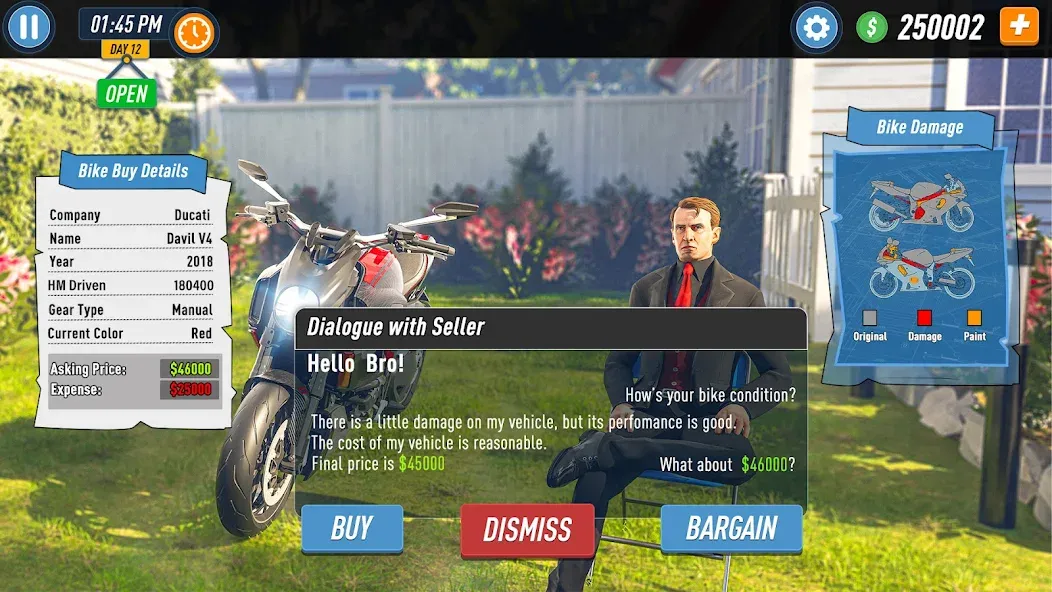 Motorcycle Dealer Bike Games  [МОД Menu] Screenshot 5