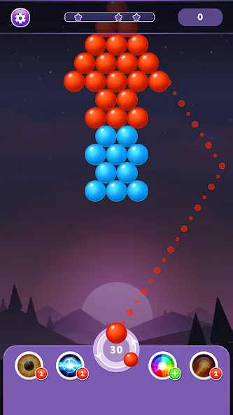 Bubble Shooter Rainbow  [МОД Много денег] Screenshot 3