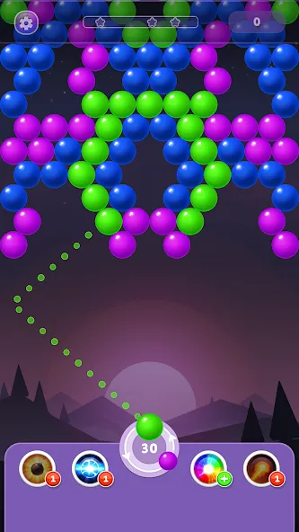 Bubble Shooter Rainbow  [МОД Много денег] Screenshot 4