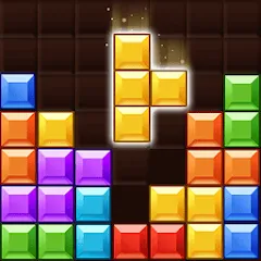 Взлом Block Gems: Block Puzzle Games (Блок драгоценные камни)  [МОД Много денег] - стабильная версия apk на Андроид