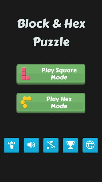 Block Buster - Hex and Square  [МОД Unlimited Money] Screenshot 1