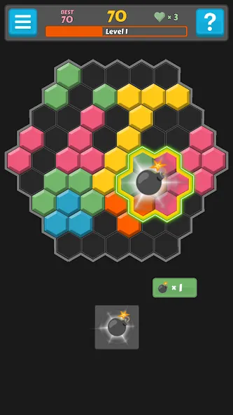 Block Buster - Hex and Square  [МОД Unlimited Money] Screenshot 4