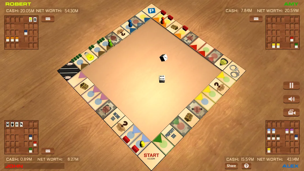 Businessman ONLINE board game (Бизнесмен онлайн настольная игра)  [МОД Меню] Screenshot 1