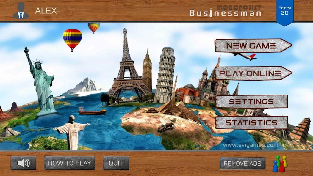 Businessman ONLINE board game (Бизнесмен онлайн настольная игра)  [МОД Меню] Screenshot 2