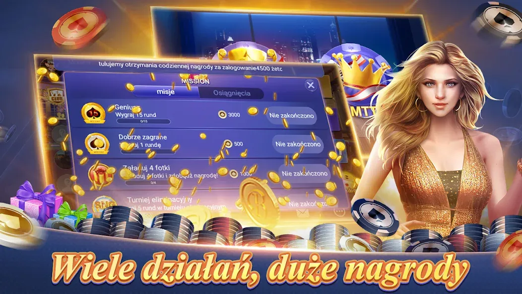 Texas Poker Polski  (Boyaa) (Техасский Покер Польский)  [МОД Много монет] Screenshot 4