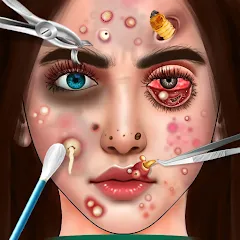 Взлом ASMR Doctor Makeup Salon games (АСМР)  [МОД Бесконечные монеты] - полная версия apk на Андроид