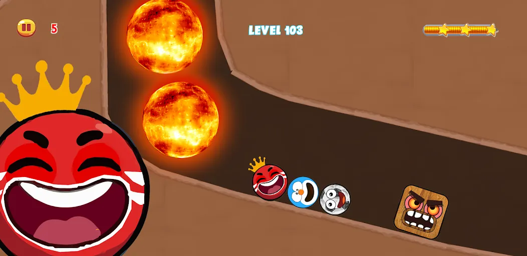 Red Hero 4 - red bounce ball 5  [МОД Mega Pack] Screenshot 2