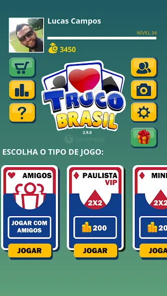 Truco Brasil - Truco online (Труко Бразиль)  [МОД Mega Pack] Screenshot 1