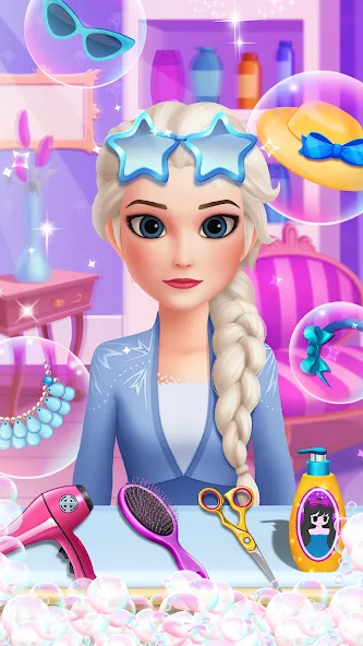 Hair Salon: Beauty Salon Game (Хэр Салон)  [МОД Много денег] Screenshot 1