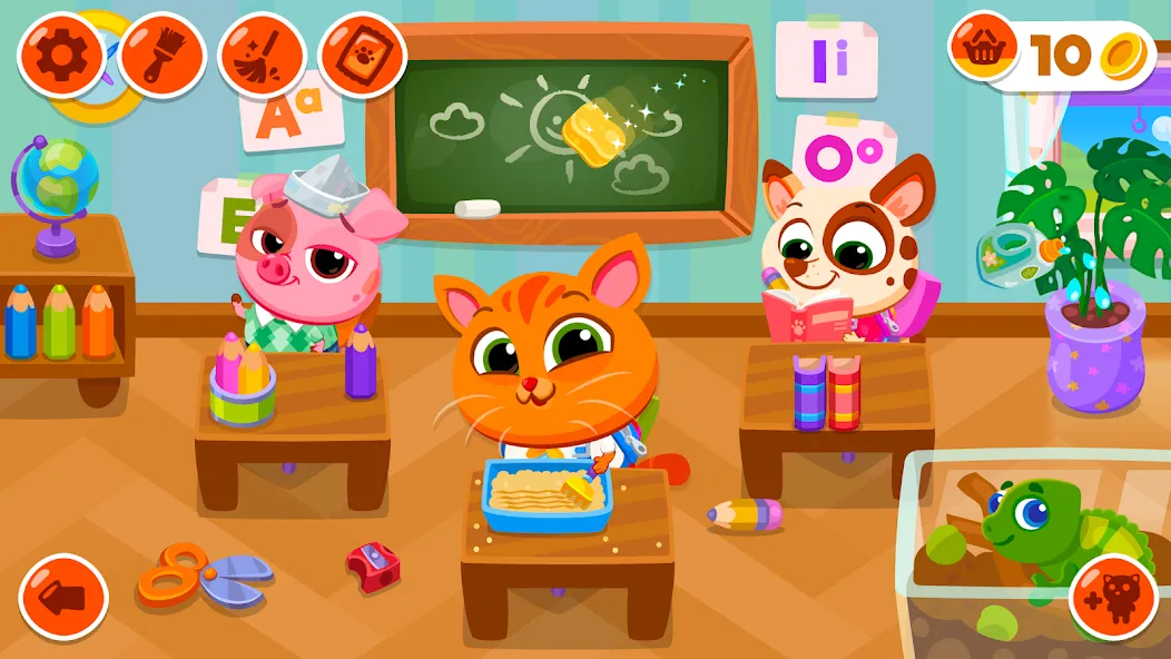 Bubbu School - My Virtual Pets (Буббу Скул)  [МОД Много денег] Screenshot 1