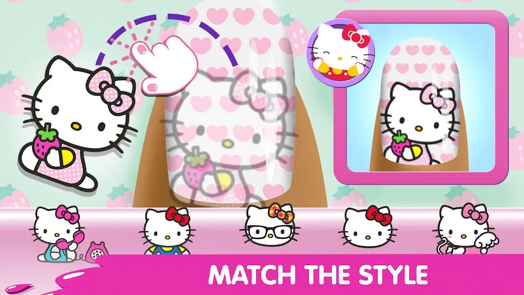 Hello Kitty Nail Salon  [МОД Unlocked] Screenshot 3