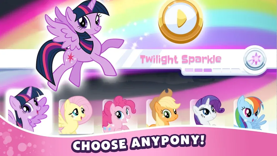 My Little Pony Rainbow Runners (Май Литл Пони)  [МОД Unlocked] Screenshot 1