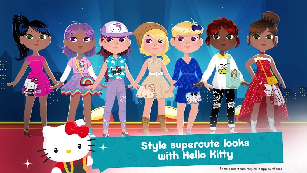 Hello Kitty Fashion Star  [МОД Menu] Screenshot 1