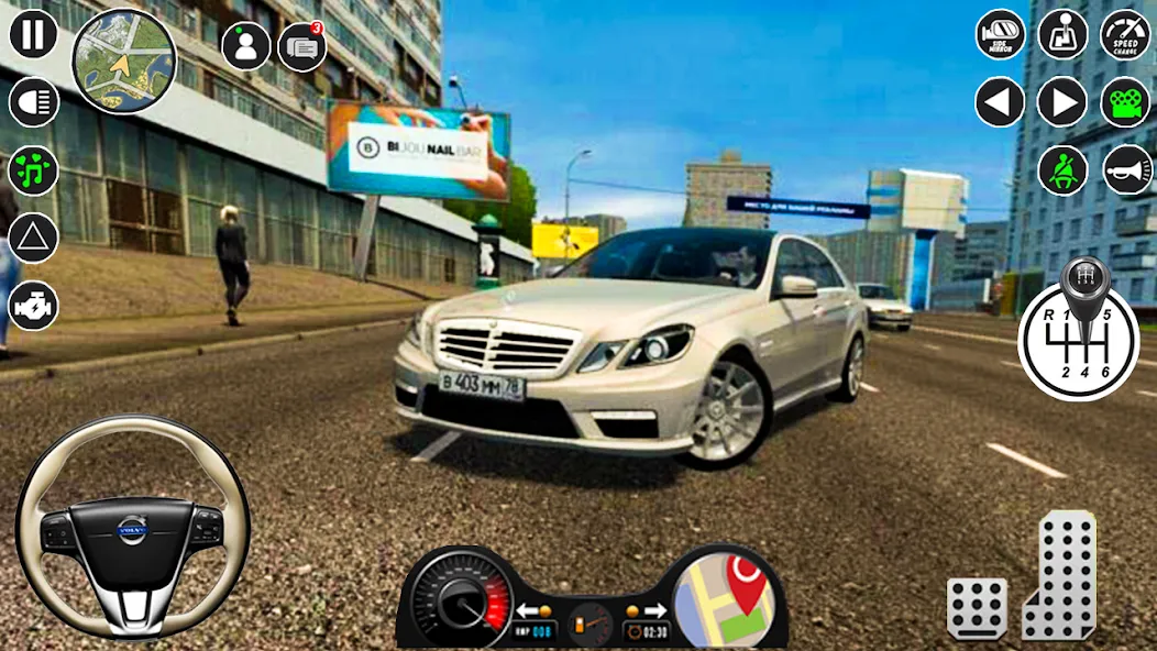 Modern Car Drive Glory Parking  [МОД Много монет] Screenshot 4