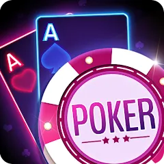 Скачать взлом Poker Texas Holdem (Покер Техасский Холдем)  [МОД Все открыто] - последняя версия apk на Андроид