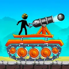 Взлом The Tank: Stick pocket hill (Зе Тенк)  [МОД Все открыто] - последняя версия apk на Андроид