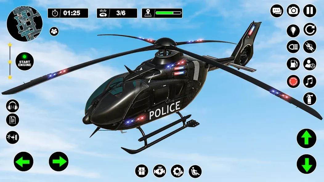 Police Helicopter Chase Game  [МОД Меню] Screenshot 5