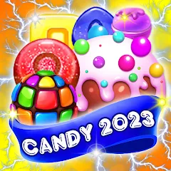 Скачать взлом Candy 2024-Candy Match 3 Game (Кэнди 2023)  [МОД Бесконечные деньги] - полная версия apk на Андроид