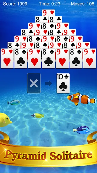 Pyramid Solitaire  [МОД Меню] Screenshot 1