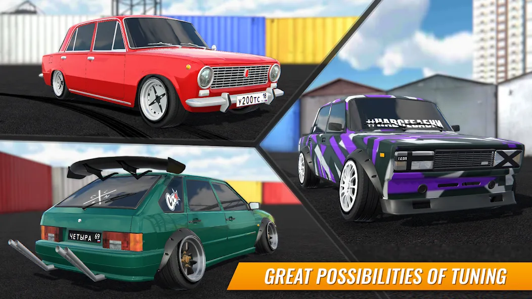 Russian Car Drift (Ар Си Ди в случае сокращения)  [МОД Mega Pack] Screenshot 2