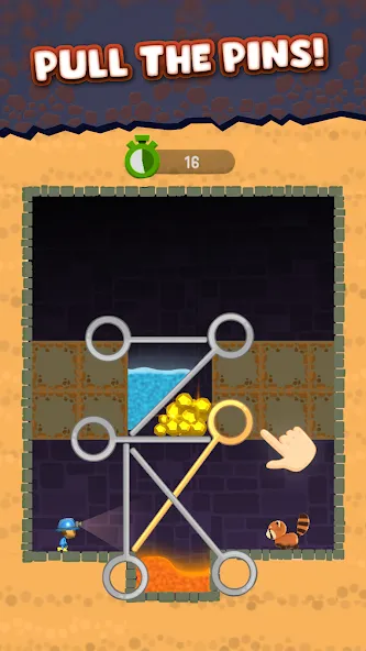 Mine Rescue: Gold Mining Games (Майн Рескью)  [МОД Menu] Screenshot 2