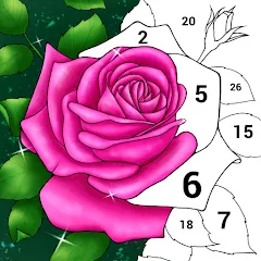 Взломанная Casual Color - Color by Number  [МОД Unlocked] - последняя версия apk на Андроид