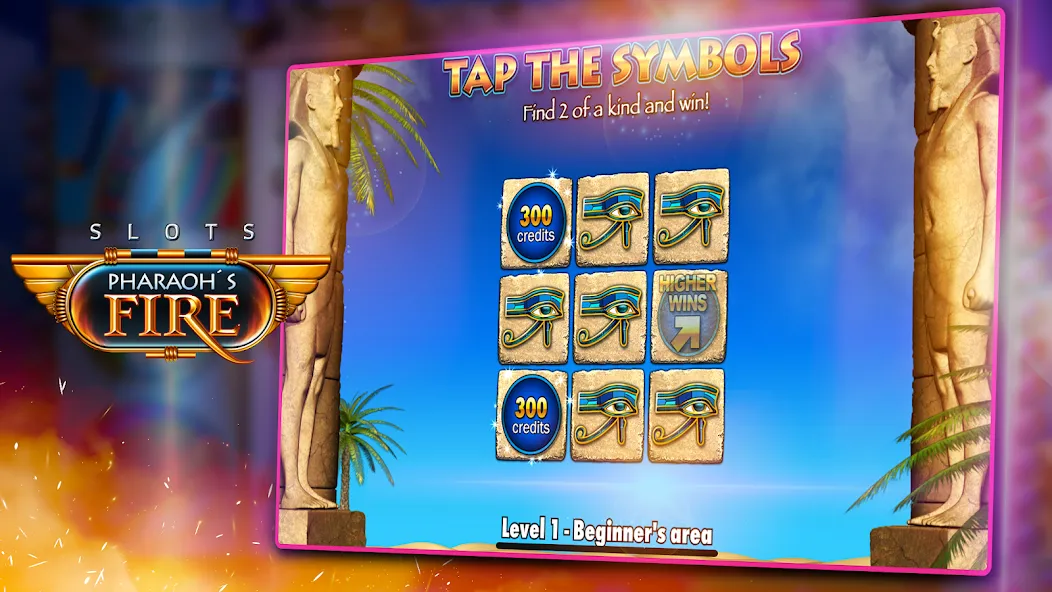 Slots - Pharaoh's Fire (Слоты)  [МОД Unlocked] Screenshot 5